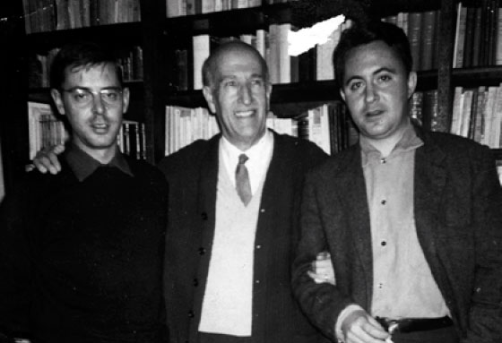 José Ángel Valente, Vicente Aleixandre y Claudio Rodríguez, 1967